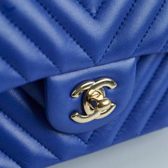 Chanel Mini Rectangular Chevron Blue- Series 24