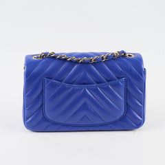 Chanel Mini Rectangular Chevron Blue- Series 24