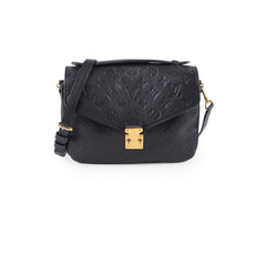 Louis Vuitton Pochette Metis Monogram Empreinte Black