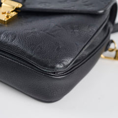Louis Vuitton Pochette Metis Monogram Empreinte Black