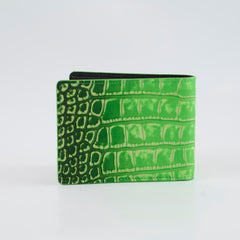 Louis Vuitton Croc Wallet Green