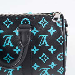 Louis Vuitton Playground Keepall 25 Bandouliere Black/Turquoise