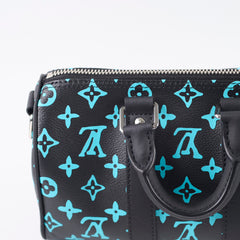 Louis Vuitton Playground Keepall 25 Bandouliere Black/Turquoise