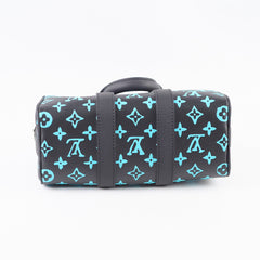 Louis Vuitton Playground Keepall 25 Bandouliere Black/Turquoise