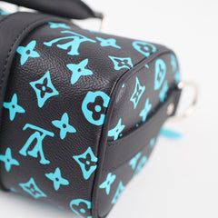 Louis Vuitton Playground Keepall 25 Bandouliere Black/Turquoise
