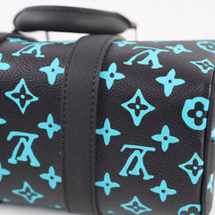 Louis Vuitton Playground Keepall 25 Bandouliere Black/Turquoise