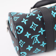 Louis Vuitton Playground Keepall 25 Bandouliere Black/Turquoise