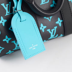 Louis Vuitton Playground Keepall 25 Bandouliere Black/Turquoise