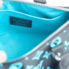 Louis Vuitton Playground Keepall 25 Bandouliere Black/Turquoise