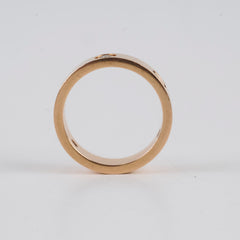 Cartier Classic Love Ring with 3 Diamonds Pink Gold Size 59