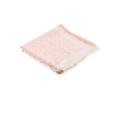 Louis Vuitton Silk Wool Rose Poudre Scarf