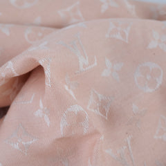 Louis Vuitton Silk Wool Rose Poudre Scarf