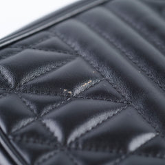 Gucci GG Marmont Mini Chevron leather Black