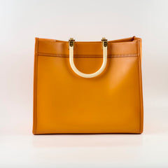 Fendi Sunshine Medium Tote Orange
