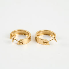 Cartier Love Classic Earrings Yellow Gold