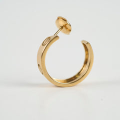 Cartier Love Classic Earrings Yellow Gold