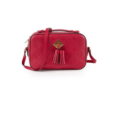 Louis Vuitton Saintonge Empreinte Red