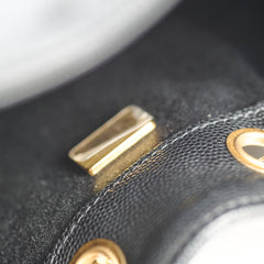 Chanel 25 Mini Black Caviar (Microchipped)