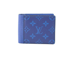 Louis Vuitton Multiple Wallet Pacific Taiga Blue Monogram