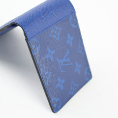 Louis Vuitton Multiple Wallet Pacific Taiga Blue Monogram