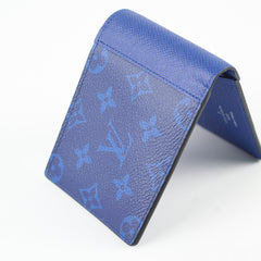 Louis Vuitton Multiple Wallet Pacific Taiga Blue Monogram