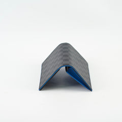 Louis Vuitton Brazza Wallet Damier Graphite Bleu Neon