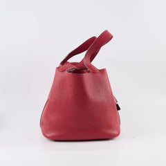 Hermes Picotin 22 Rouge Garance Q Square