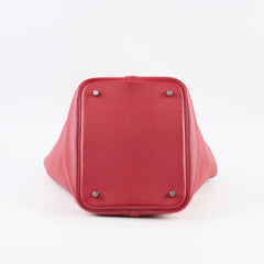 Hermes Picotin 22 Rouge Garance Q Square