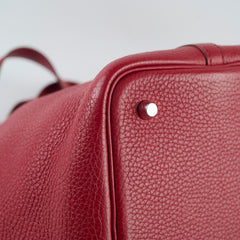 Hermes Picotin 22 Rouge Garance Q Square