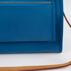 Hermes Herbag 31 Blue/Natural PHW - Stamp X