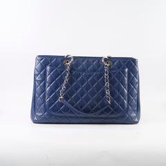 Chanel GST XL Navy Caviar