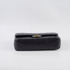 Chanel Medium Classic Flap Black Caviar GHW 24 Series