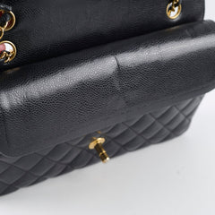 Chanel Medium Classic Flap Black Caviar GHW 24 Series