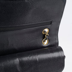Chanel Medium Classic Flap Black Caviar GHW 24 Series