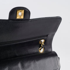 Chanel Medium Classic Flap Black Caviar GHW 24 Series