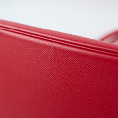 Hermes Birkin 30 Rouge Casaque Epsom A stamp