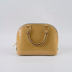 Louis Vuitton Alma BB Patent Beige