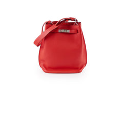 Hermes So Kelly 22 Clemence Rouge Tomato- O Stamp