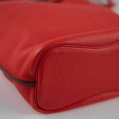 Hermes So Kelly 22 Clemence Rouge Tomato- O Stamp