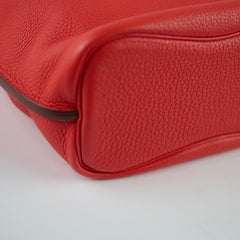 Hermes So Kelly 22 Clemence Rouge Tomato- O Stamp