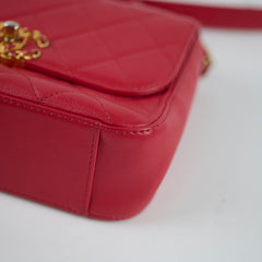 Chanel Seasonal Top Handle Crossbody Red (28 Series)