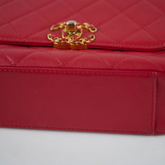 Chanel Seasonal Top Handle Crossbody Red (28 Series)