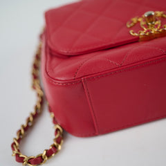 Chanel Seasonal Top Handle Crossbody Red (28 Series)
