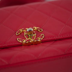 Chanel Seasonal Top Handle Crossbody Red (28 Series)