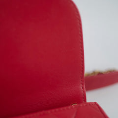 Chanel Seasonal Top Handle Crossbody Red (28 Series)