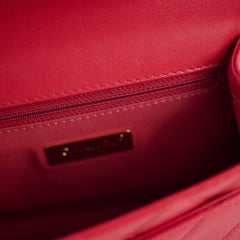 Chanel Seasonal Top Handle Crossbody Red (28 Series)