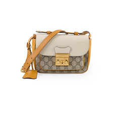 Gucci Padlock Mini Canvas/Leather Crossbody