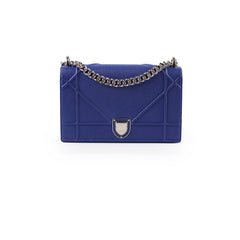 Christian Dior Diorama Medium Navy Grained