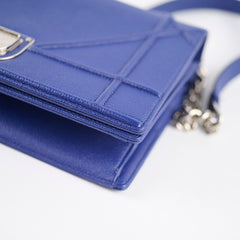 Christian Dior Diorama Medium Navy Grained