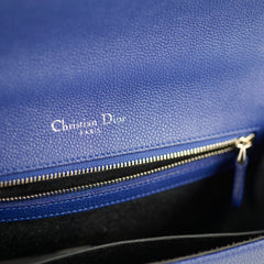 Christian Dior Diorama Medium Navy Grained